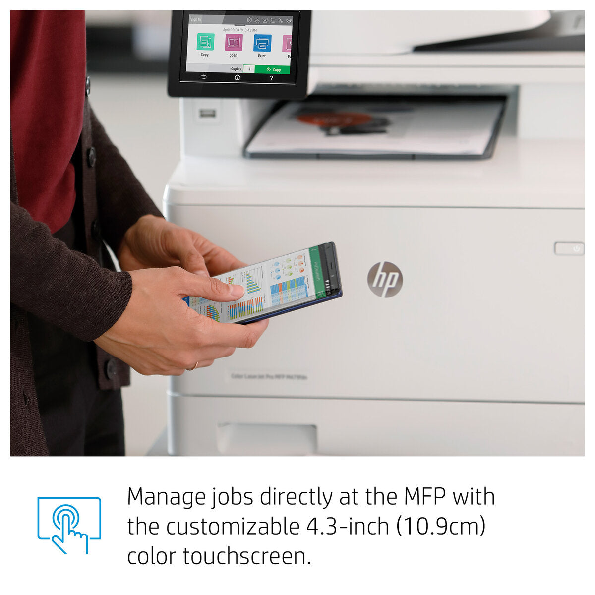 PRINTER HP M479FDW COLOR LASERJET PRO MFP WIRELESS
