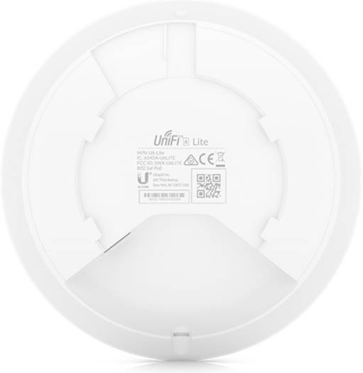 Ubiquiti Networks Unifi 6 Lite AX1500 Dual-Band PoE-Compliant Access Point, Wi-Fi 6 (802.11ax), Up to 1501 Mb/s Throughput, 1 x PoE-Gigabit Ethernet Port, Wall & Ceiling Mountable, White | U6-Lite