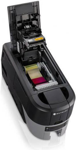 طابعة بطاقات الهوية إنتراست سيجما DS3 دوبلكس، دقة 300 نقطة في البوصة، طباعة على الوجهين، تقنية واي فاي 802.11g/n مع نطاق مزدوج، 250 بطاقة أحادية الجانب أو 180 بطاقة ثنائية الجانب في الساعة، لون أسود | 525302-003