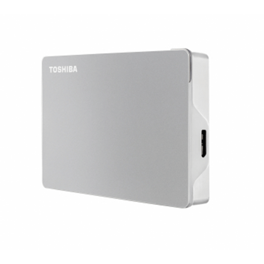 TOSHIBA CANVIO FLEX MAC/WINDOWS 1TB PORTABLE EXTERNAL HDD SILVER