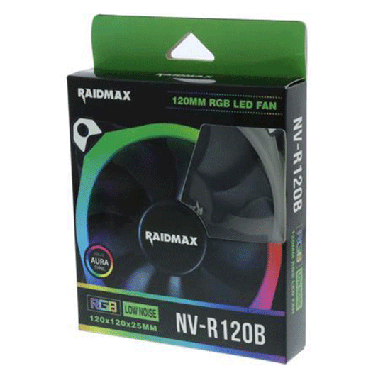 CASE FAN RAIDMAX 120MM RGB