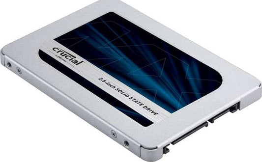 Crucial 500 GB MX500 2.5" Internal SATA SSD, Up to 560 MB/s Sequential Read & Up to 510 MB/s Write Speed, Silicon Motion SM2258 Controller, Micron 3D TLC NAND Flash Technology