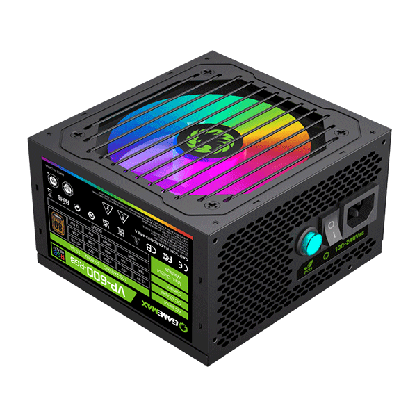 POWER SUPPLY 600W GAMEMAX VP600 RGB