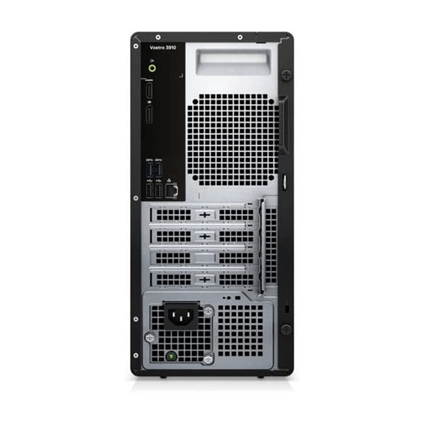 معالج DELL Vostro 3910 Tower Intel® Core™ i7 12700، وذاكرة الوصول العشوائي (RAM) سعة 8 جيجابايت، وقرص صلب سعة 1 تيرابايت، ونظام التشغيل DOS، وضمان لمدة عام واحد