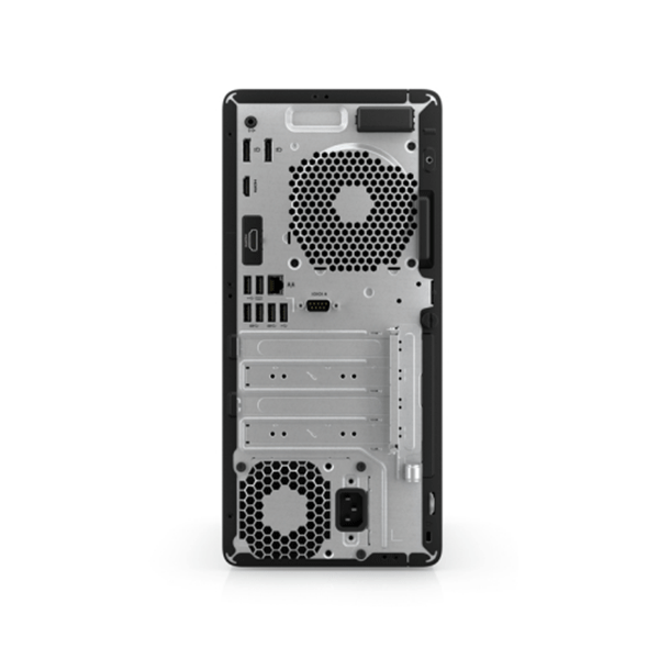 جهاز HP Elite Tower 800 G9 بمعالج Intel® Core™ i5 12500، وذاكرة وصول عشوائي (RAM) سعة 8 جيجابايت، وقرص SSD سعة 512 جيجابايت، وتقنية الكتابة على أقراص DVD، ونظام التشغيل Windows 11 Pro، ولوحة مفاتيح إنجليزية، وضمان لمدة 3 سنوات