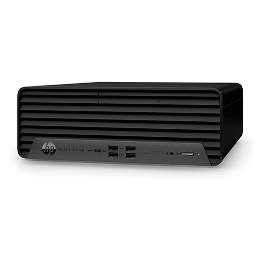 HP Elite SFF 800 G9 معالج Intel® Core™ i5 12500، ذاكرة وصول عشوائي (RAM) سعة 8 جيجابايت، قرص SSD سعة 256 جيجابايت، كتابة على أقراص DVD، نظام التشغيل Windows 11 Pro، لوحة مفاتيح إنجليزية عربية، ضمان لمدة 3 سنوات
