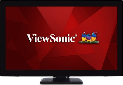 ViewSonic 24 Inch 1080p IPS 10-Point Multi Touch Screen Monitor with Advanced Dual-Hinge Ergonomics USB C HDMI and DisplayPort Out, Black | TD2455