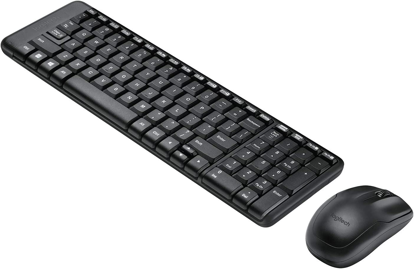 Logitech MK220 Wireless Keyboard and Mouse Combo - Black