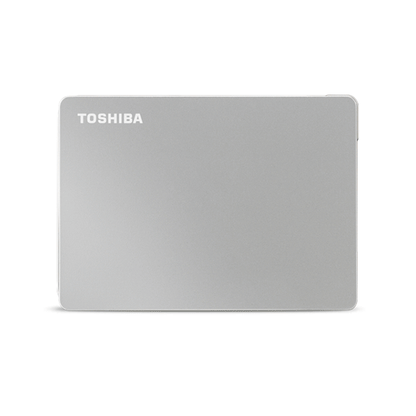 TOSHIBA CANVIO FLEX MAC/WINDOWS 1TB PORTABLE EXTERNAL HDD SILVER