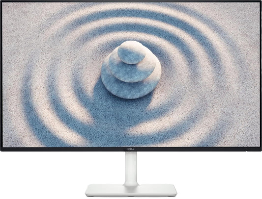 Dell S2725H 27" Full HD (1920x1080) Monitor, 100Hz, IPS, 4ms, 99% sRGB, Built-in Speakers, Ultra-thin Bezel, 2x HDMI, 3 Year Warranty, White