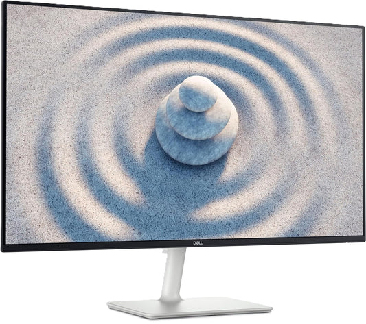 Dell S2725H 27" Full HD (1920x1080) Monitor, 100Hz, IPS, 4ms, 99% sRGB, Built-in Speakers, Ultra-thin Bezel, 2x HDMI, 3 Year Warranty, White