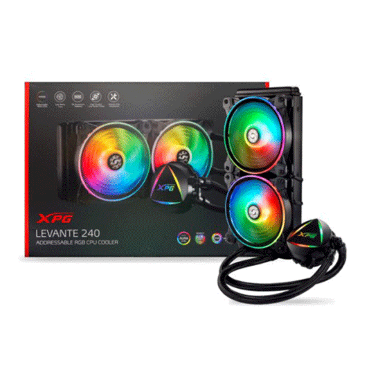 XPG Levante 240mm RGB BLACK Liquid Cooling