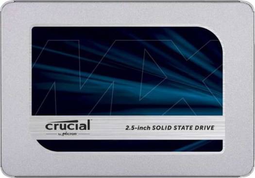 Crucial 500 GB MX500 2.5" Internal SATA SSD, Up to 560 MB/s Sequential Read & Up to 510 MB/s Write Speed, Silicon Motion SM2258 Controller, Micron 3D TLC NAND Flash Technology