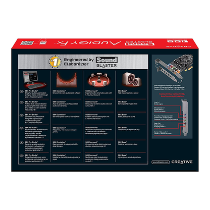 CREATIVE BLASTER Fx PCIe EXPRESS SOUND CARD