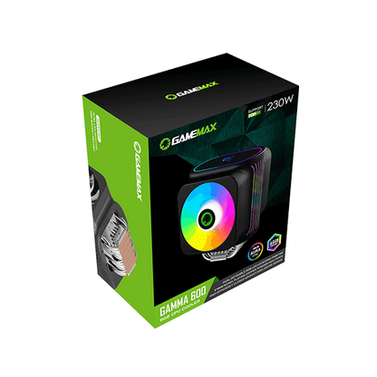 CPU COOLING FAN GAMEMAX GAMMA 600 RAINBOW