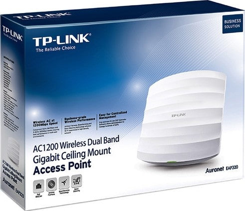 TP-Link EAP320 v1. 0, AC1200 Wireless Dual Band Gigabit Ceiling Mount Access Point | EAP320